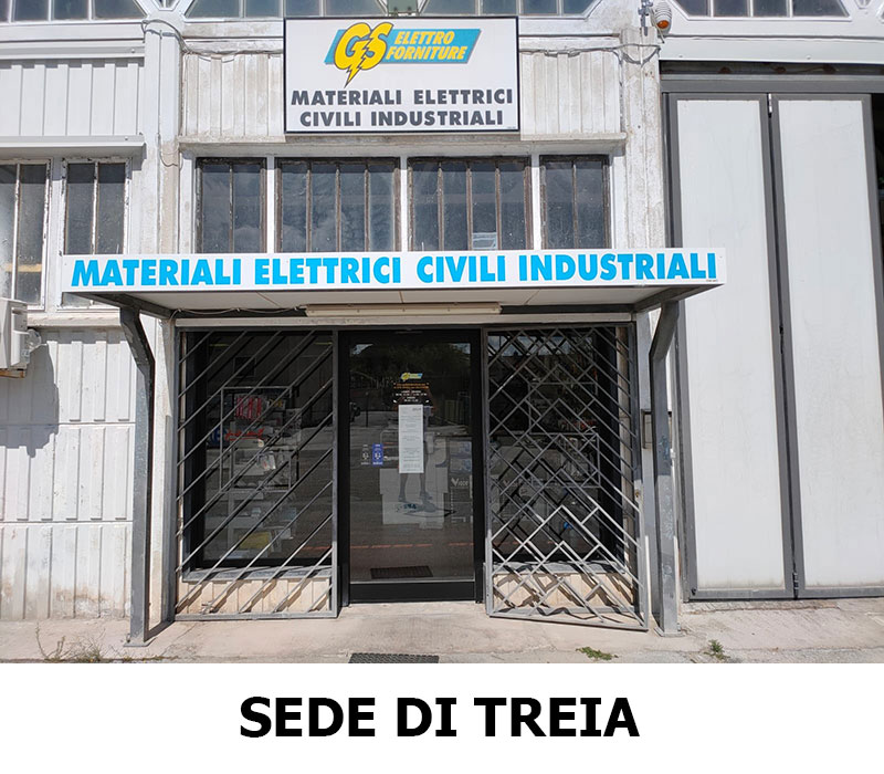 GS elettroforniture negozio treia